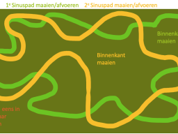 Onderdeel van ecologisch interessant en bijvriendelijk maaibeheer is sinusbeheer op speciale locaties waar vlinder en wilde bijen leven.